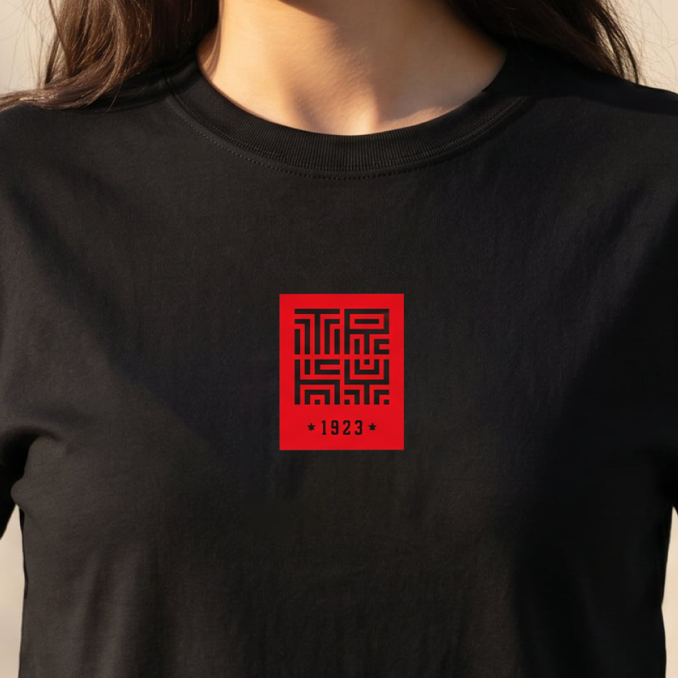 TRKY 1923 Kufic Typography T-Shirt