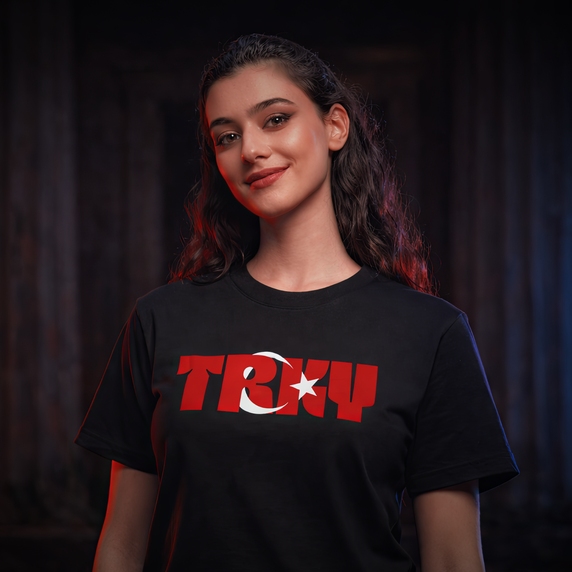TRKY Minimal Crescent Star T-Shirt