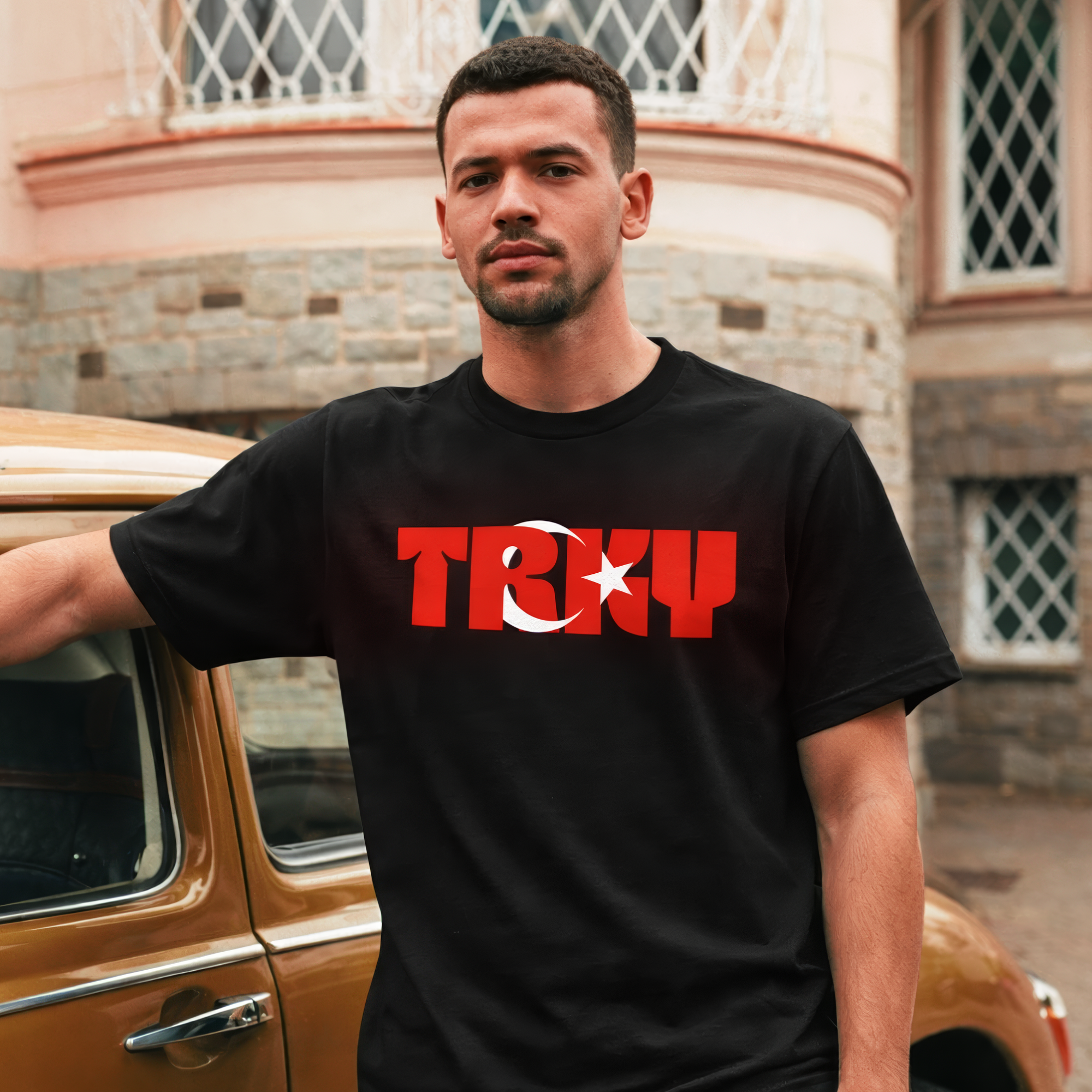 TRKY Minimal Crescent Star T-Shirt