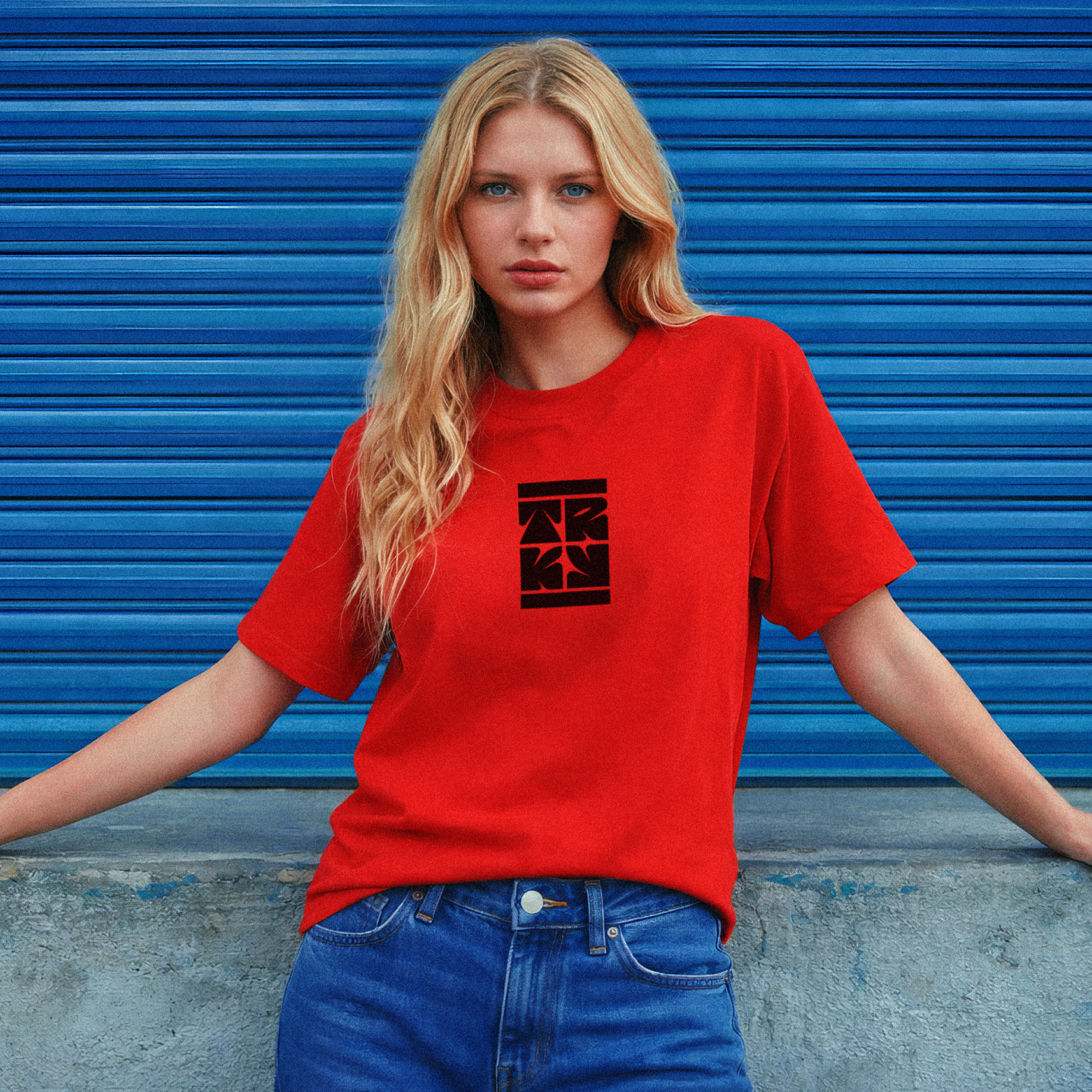 TRKY Geometric Logo T-Shirt